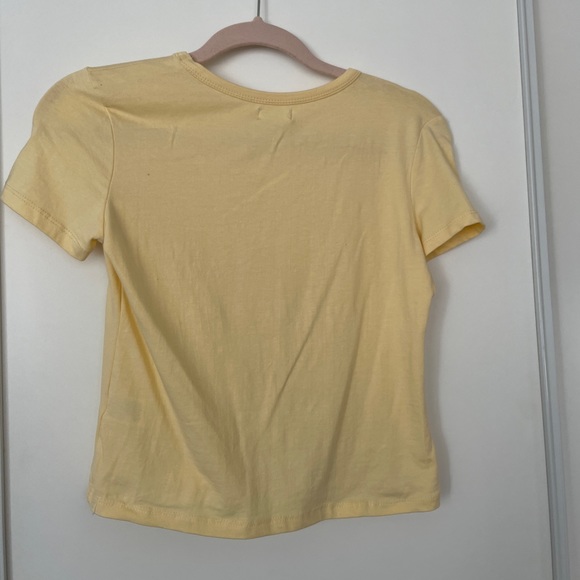 Yellow Ardene Basic Tee - Picture 2 of 2